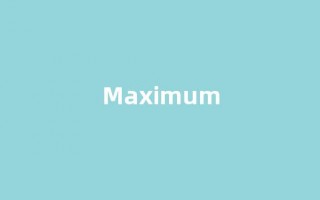Maximum中文翻译,Maximum是什么意思,Maximum发音、用法及例句