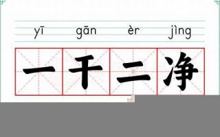 一干二净的意思,一干二净的近义词反义词,一干二净造句例句,一干二净出处及解释