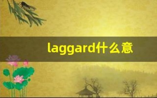 laggard什么意思,laggard中文翻译,laggard用法及例句,laggard怎么读
